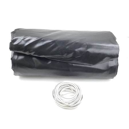 Harp Tarp 17ft Body Asphalt Tarp W/Flaps, AS170 AS170